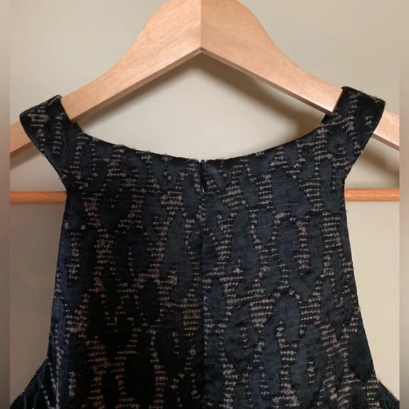 NWT Trina Turk Gray & Black Leopard Applice Dress - Picture 6 of 10